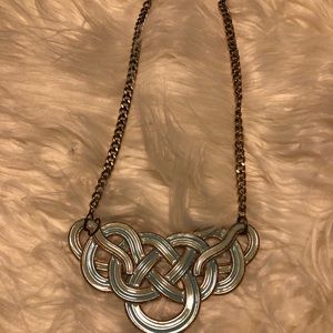 Metal rope necklace